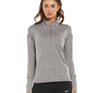 NIKE RUNNING - Element Rib-Panelled Mélange Dri-FIT Half-Zip NWOT